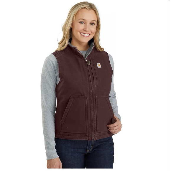 Carhartt Jackets & Blazers - Carhartt Women's Brown Vest XXL